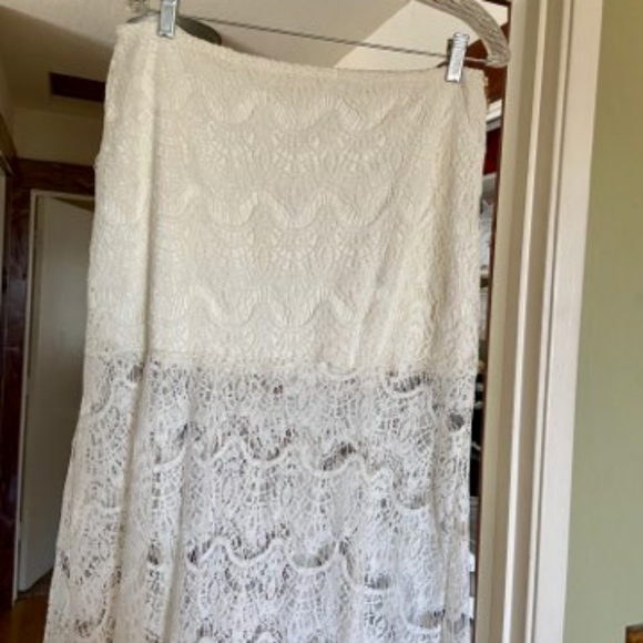 Long Lace Maxi Skirt - Picture 8 of 15